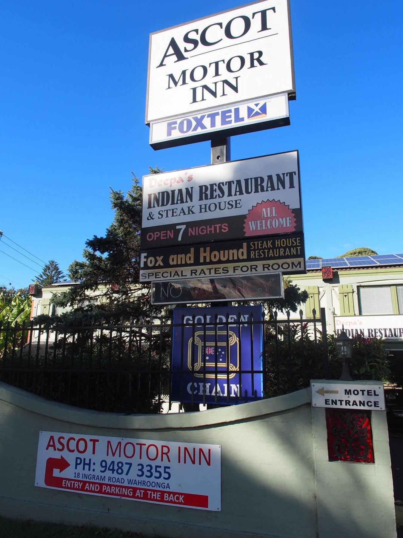 הורנסבי Ascot Motor Inn מראה חיצוני תמונה